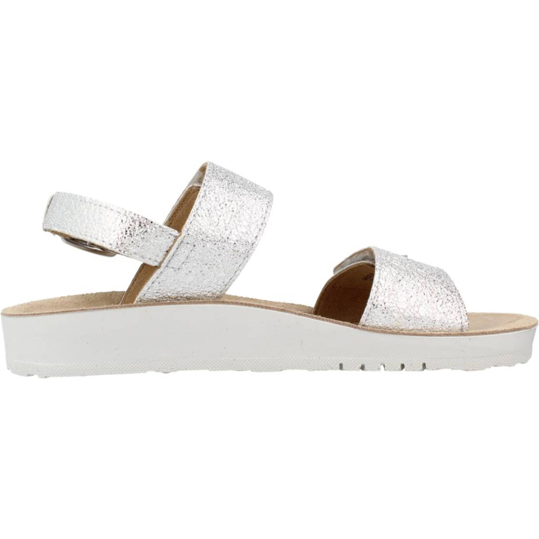 Sandalias Niña de la marca GEOX  modelo J SANDAL COSTAREI GI Silver