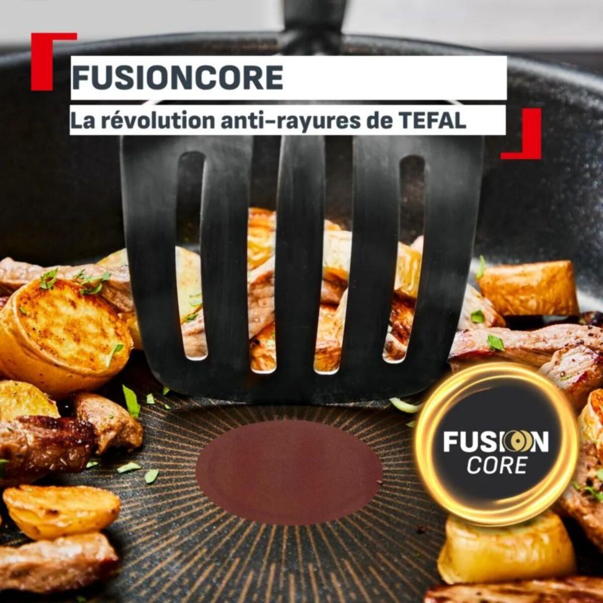 Sauteuse TEFAL 24cm Excellence + avec couvercle