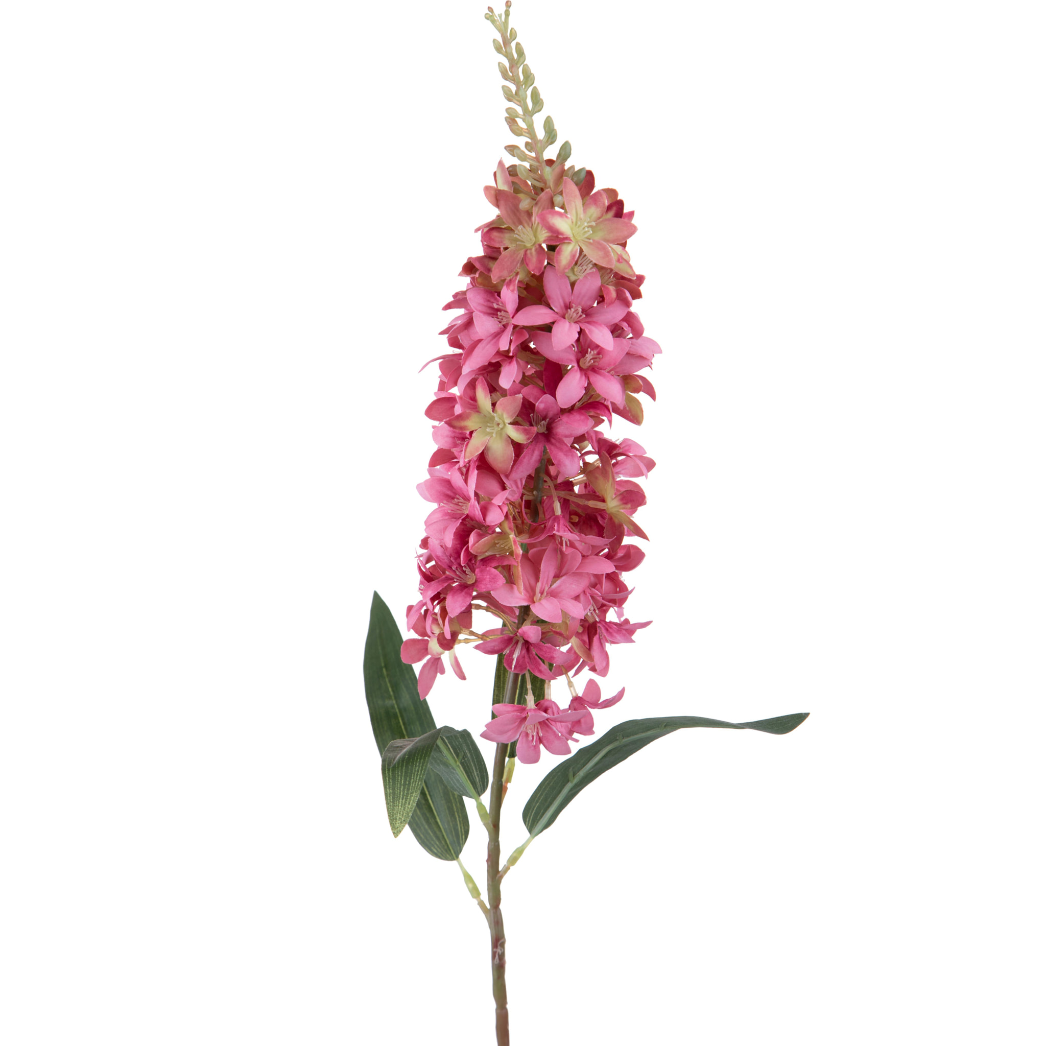 Fiore Di Violacciocca. Altezza 95 Cm - Pezzi 6 - 10X95X8cm - Colore: Rosa - Bianchi Dino - Fiori Artificiali