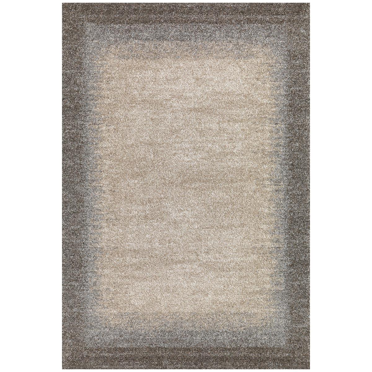 Tapis épais et moelleux Kude, motif faux uni