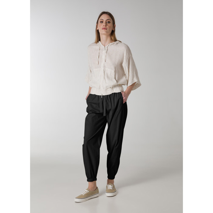 DEHA - Pantalone POPLIN BALLOON PANTS in cotone per donna