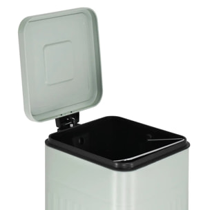 Poubelle Nova avec Pedale 30L Vert Celadon 35x27x58 cm