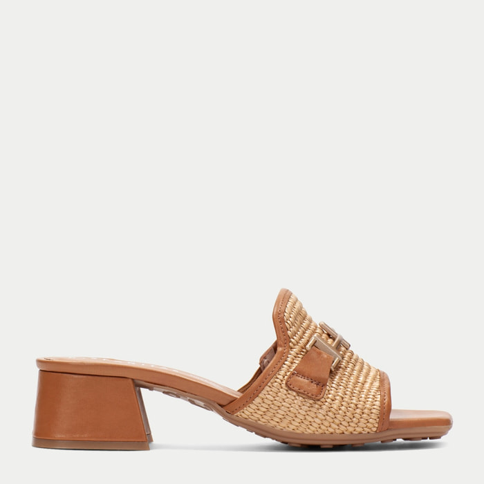 Sandalia Destalonada Dallas Cuero 4,5 cm