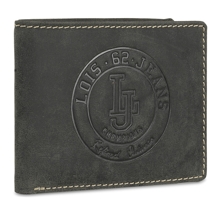 Cartera Hombre Piel Lois Brock Negro