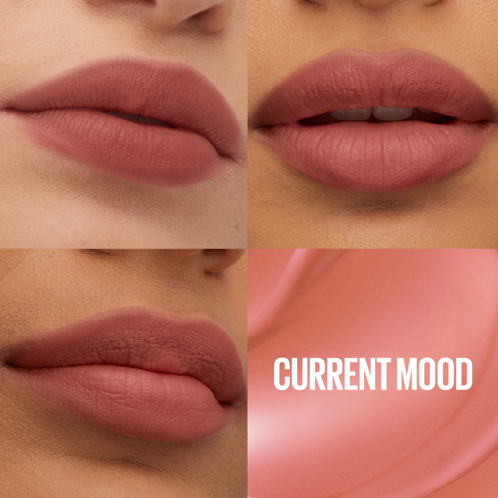Maybelline New York Superstay Teddy Tint Blush à lèvres liquide fini mat fondu 10 CURRENT MOOD