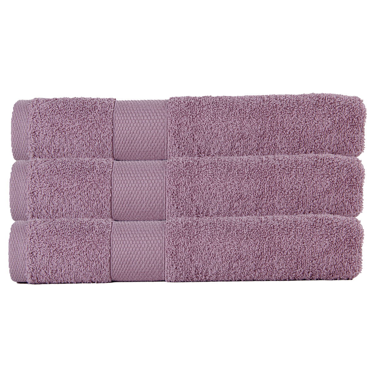 Lot de 3 maxi draps de bain 500 gr/m2 100%coton