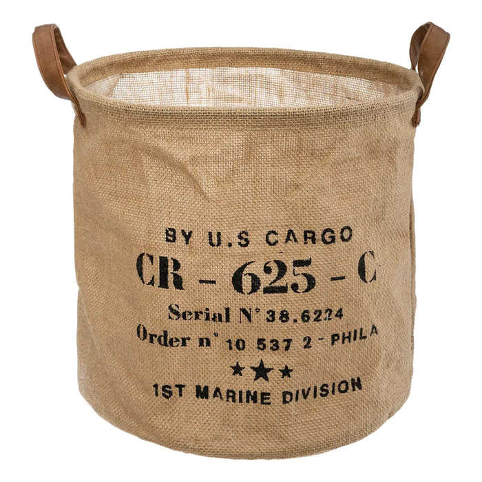 Panier "Loft" jute D30cm