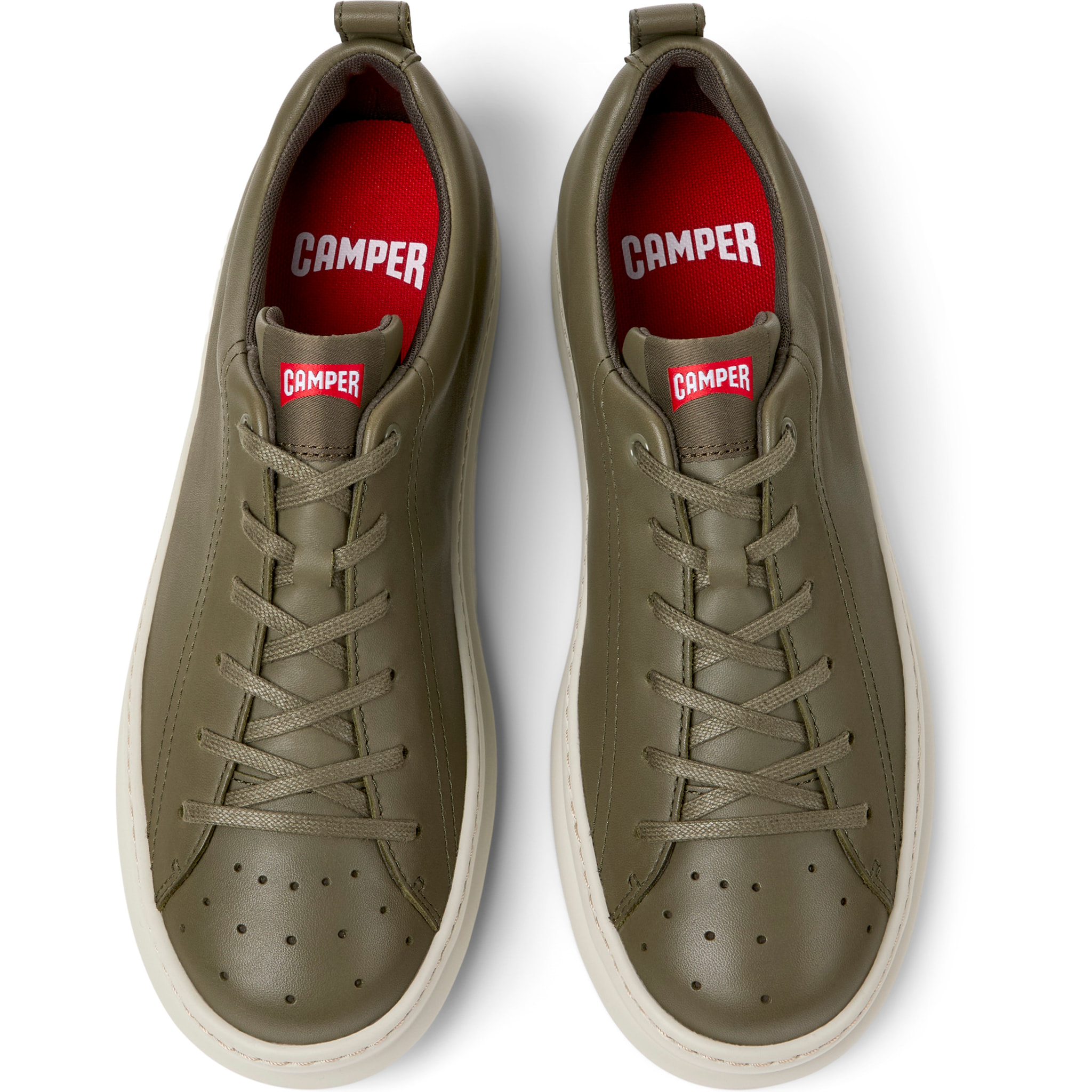 Sneakers - CAMPER Runner Four - Verde - Pelle liscia