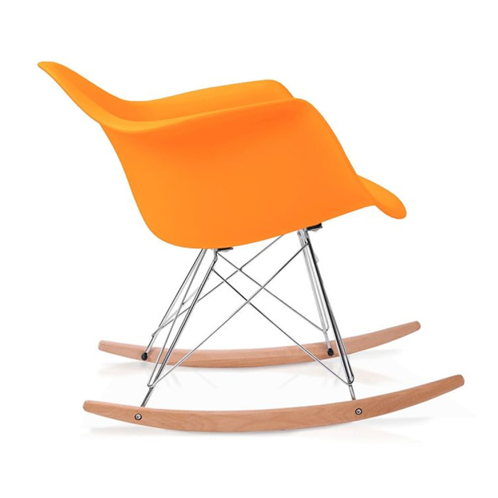 Silla mecedora Rocker Naranja