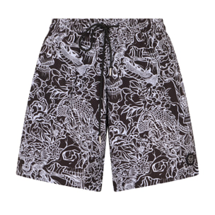 PHILIPP PLEIN Swimming Shorts Skull All-Over