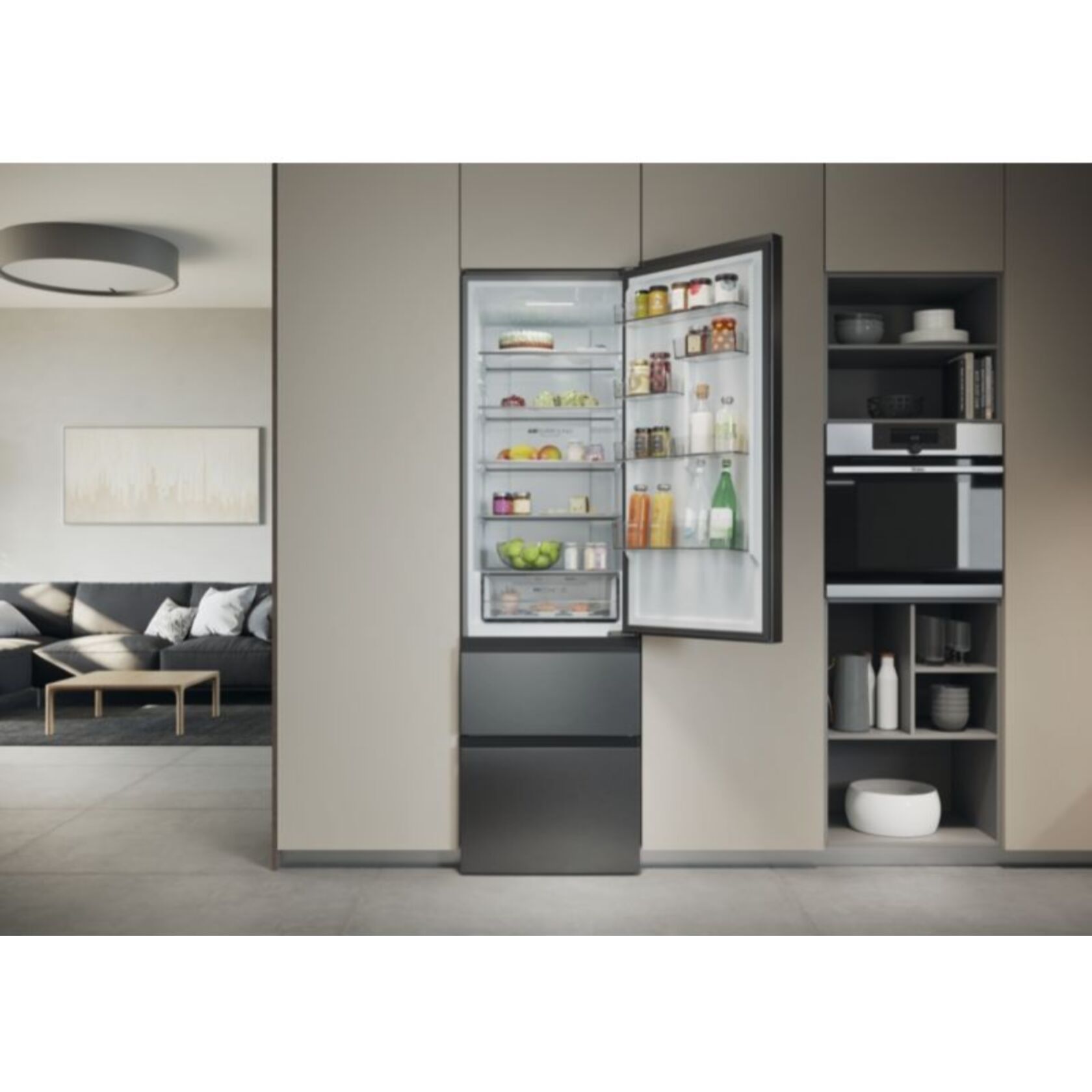 Réfrigérateur combiné HAIER HTW3620DNMG