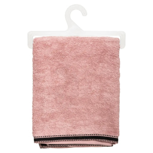 Drap de bain "Joia" - coton 550 gr/m² - rose 100x150 cm