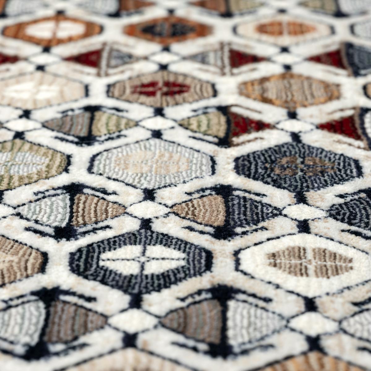Tapis épais et moelleux Linu, motif Ethnic