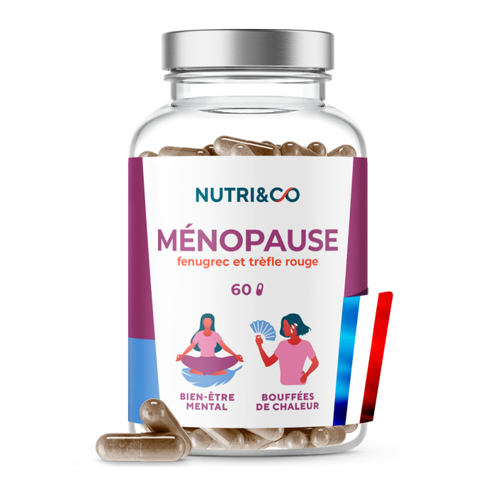 Nutri&Co Formule Ménopause Equilibre Hormonal Féminin - 60 gélules Vegan