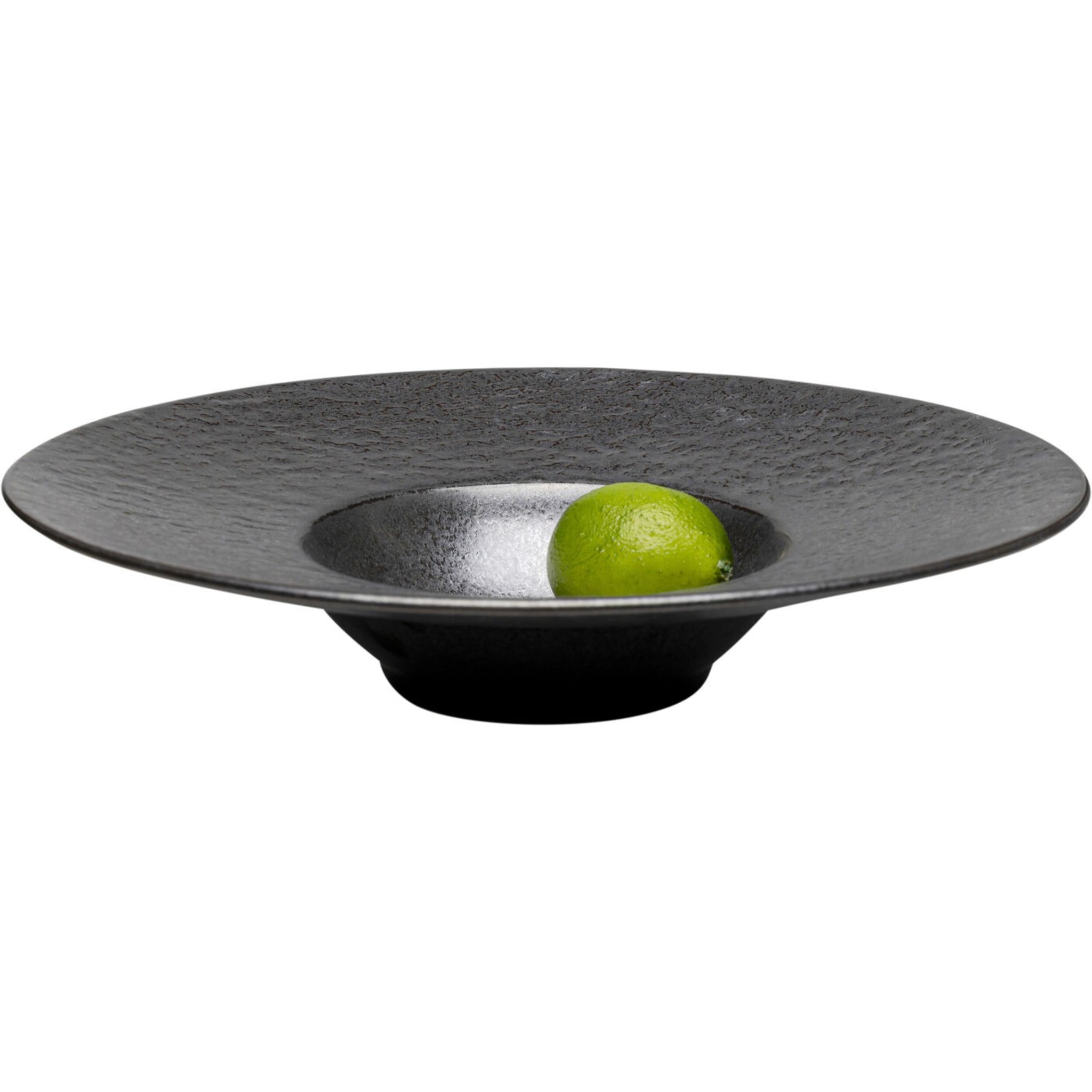 Assiettes creuses Cosmos 27cm noires set de 4 Kare Design
