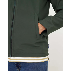 Chaqueta Cremallera Verde - North