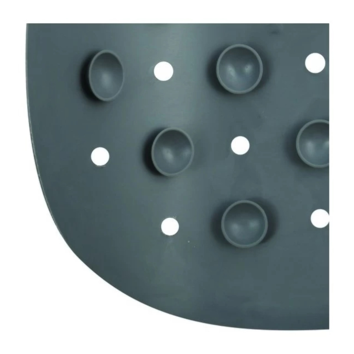 Tapis Fond de douche antidérapant Caoutchouc CLASS 54x54cm Gris MSV