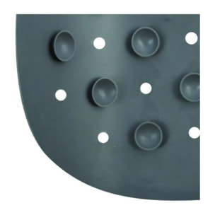 Tapis Fond de douche antidérapant Caoutchouc CLASS 54x54cm Gris MSV