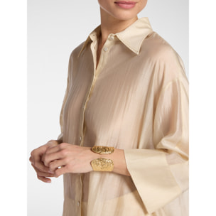 Elena Mirò - Camisa de organza - Beige