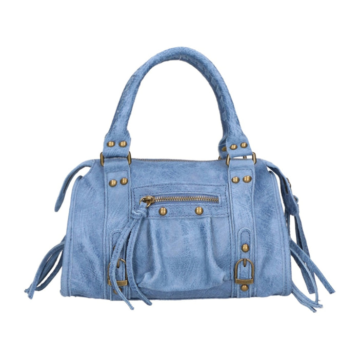 Borsa a spalla da donna - Modello Erisia - Vera pelle - 25.0 x 15.0 x 10.0 cm