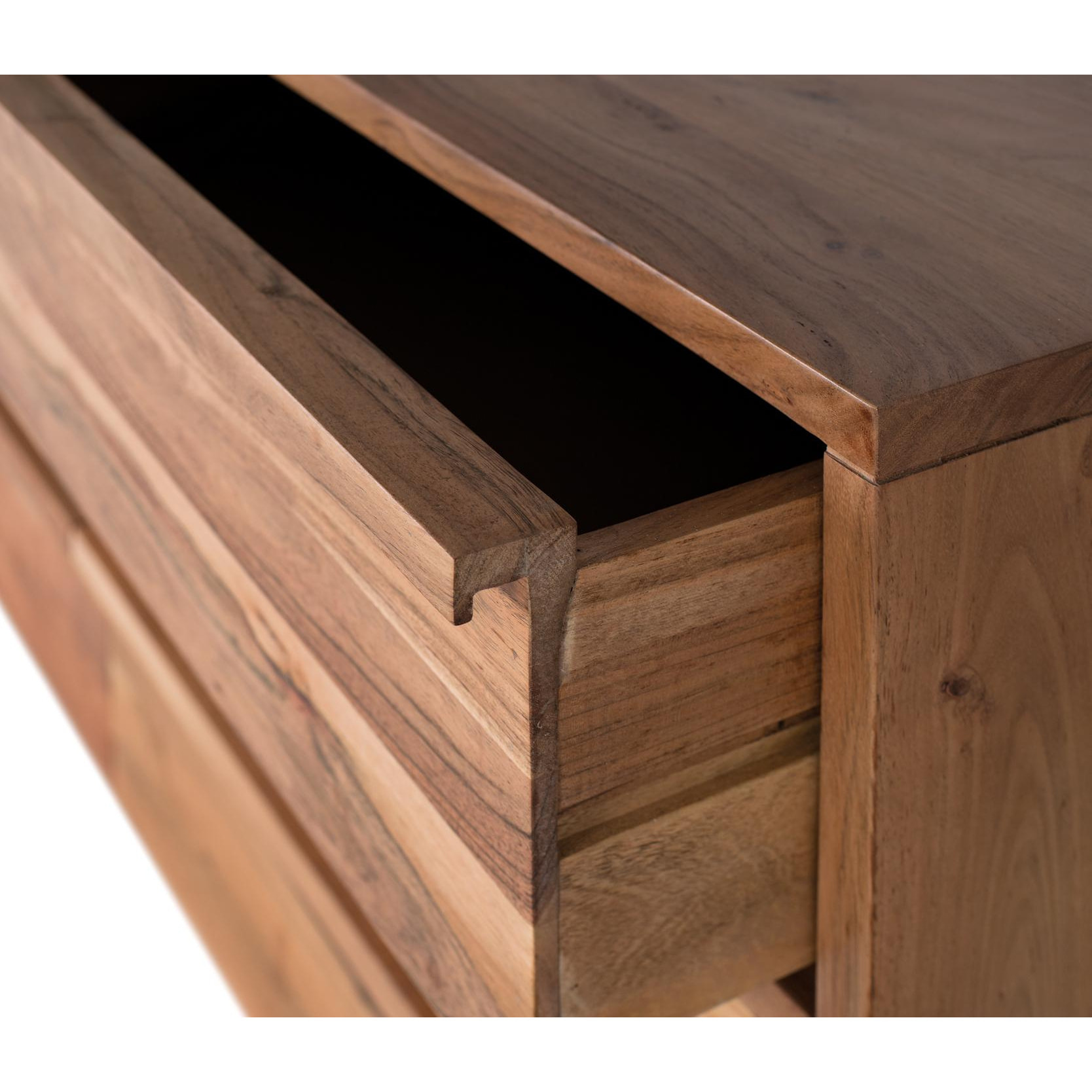 Aparador de Madera de Acacia Estilo Rústico Moderno