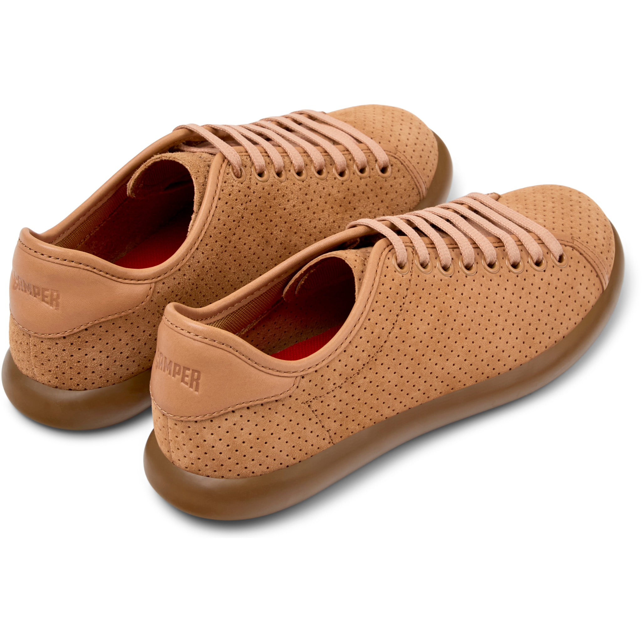 Zapatillas - CAMPER Pelotas Soller - Beige - Cuero Nubuck