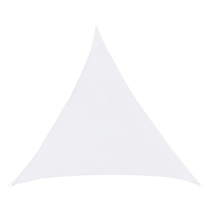 Voile d'ombrage triangulaire Curacao Blanc