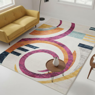 tapis d'orient KANO, tapis ton sur ton moderne et contemporain