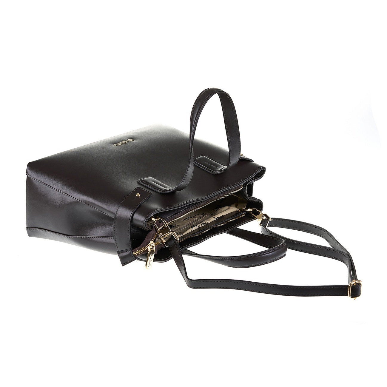 Borsa a mano da donna Made in Italy - Modello Emberly Nova - 100% pelle - 35.0 x 25.5 x 14.0 cm