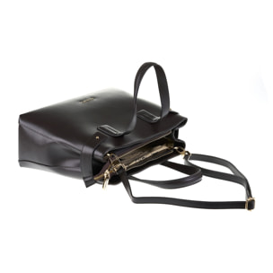 Borsa a mano da donna Made in Italy - Modello Emberly Nova - 100% pelle - 35.0 x 25.5 x 14.0 cm