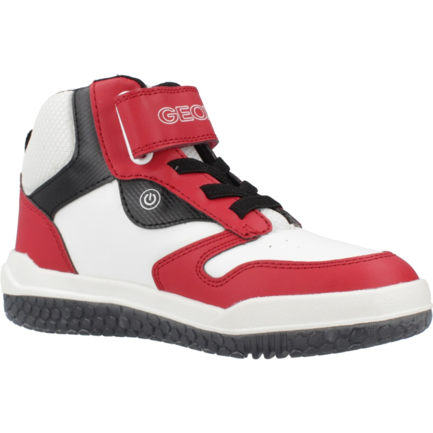 Zapatillas Niño de la marca GEOX  modelo J BUZZERLIGHT BOY ROJO
