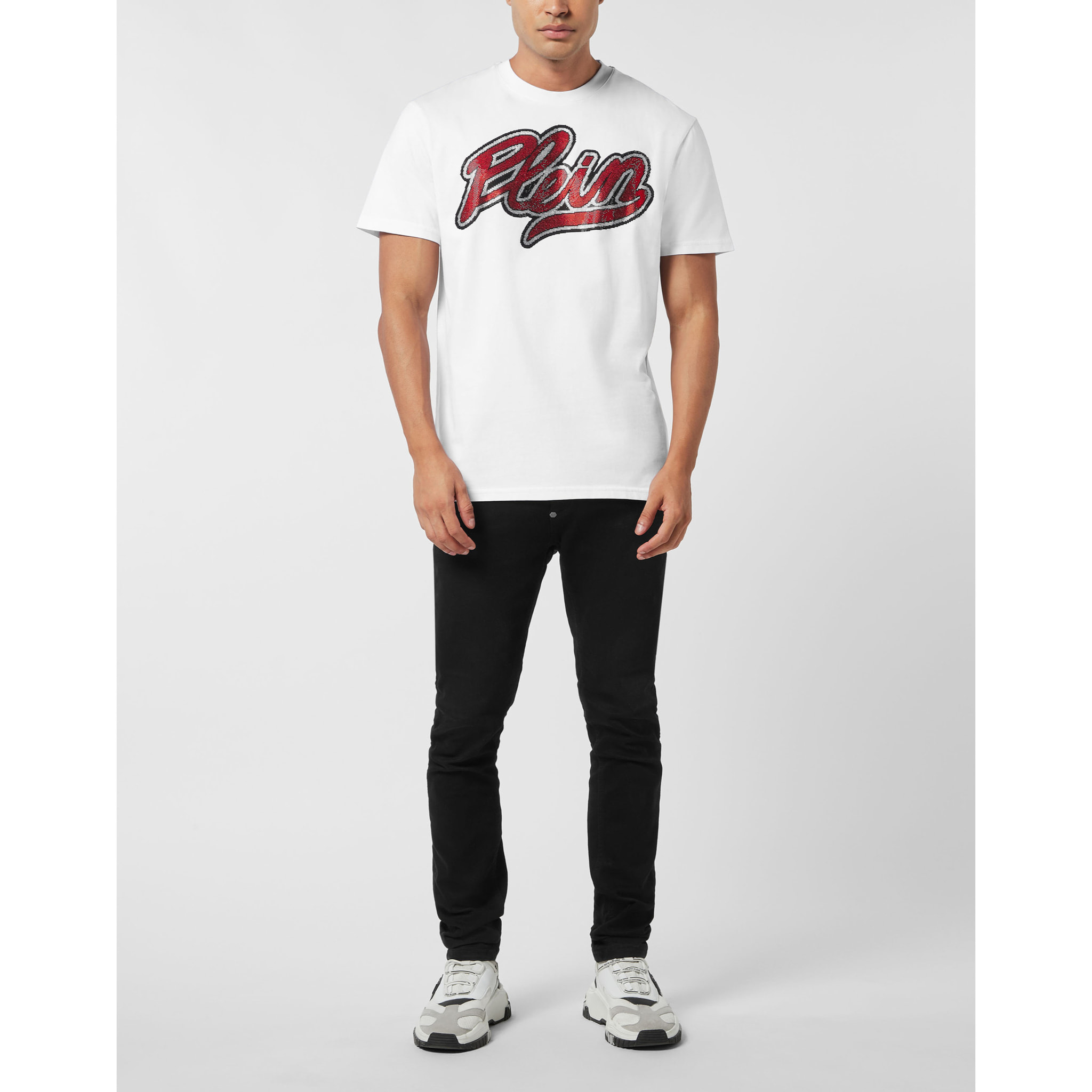 PHILIPP PLEIN Camiseta Cuello Redondo Ss SIGNATURE