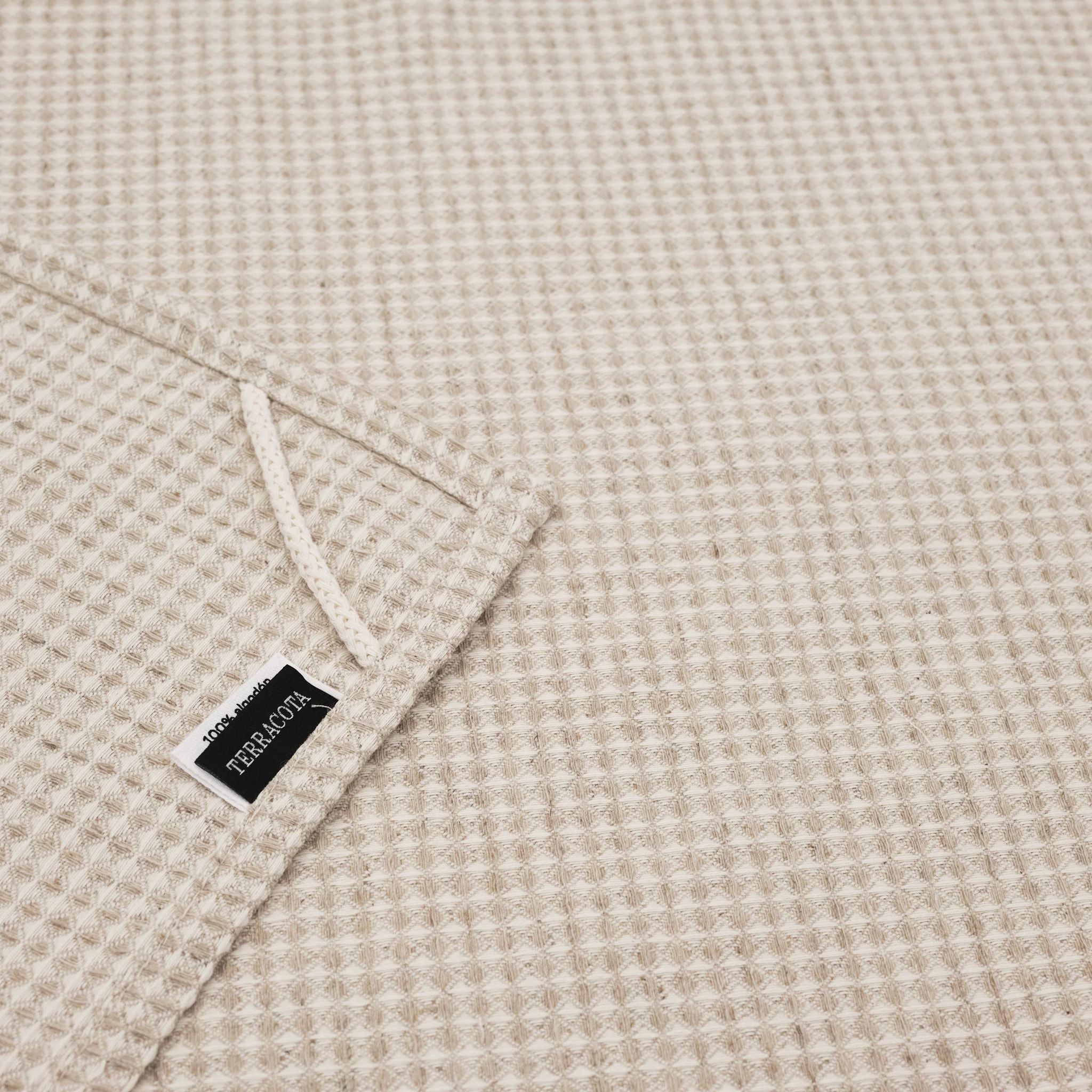 Serviettes Gaufrée 100 % coton Lin