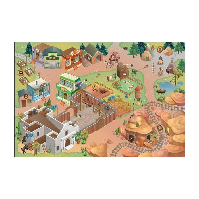 Tapis enfant sans velours village