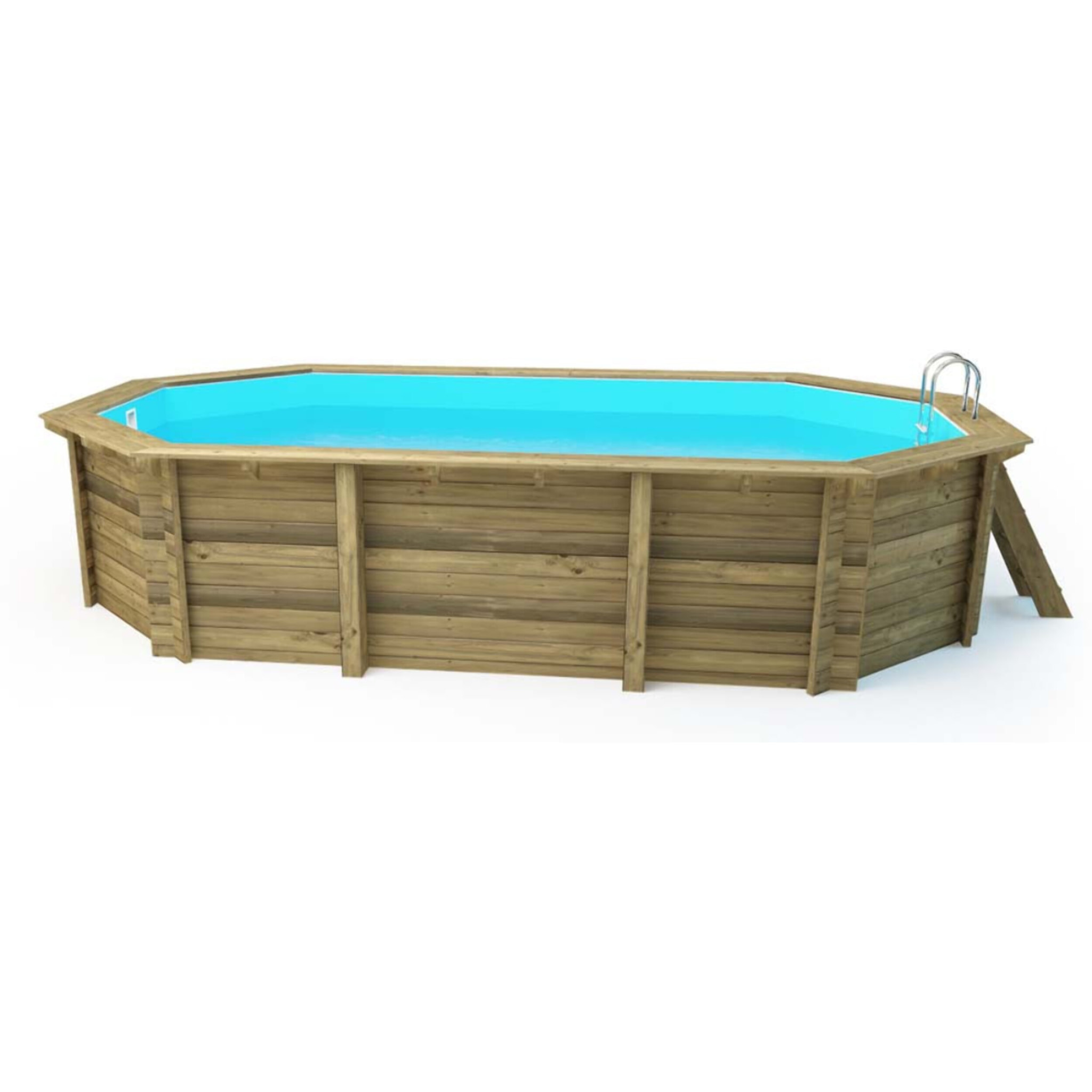 Piscine bois "Florida 145 " - 6.57 x 4.57 x 1.45 m