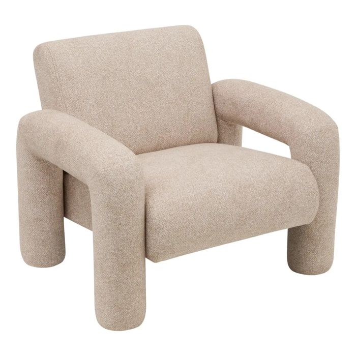 Fauteuil Elyon H.72cm beige