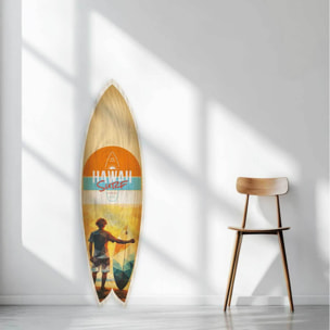 Planche de surf décorative Ocean flow Tableau alu Dibond