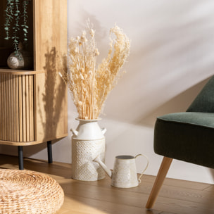 Pot à lait "Tino" blanc chaud H31,5cm