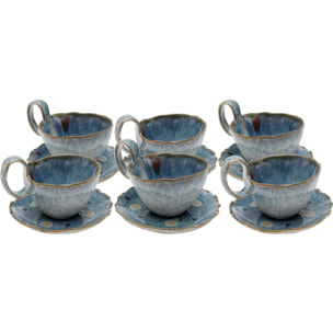 Tasses Mina bleues set de 6 Kare Design
