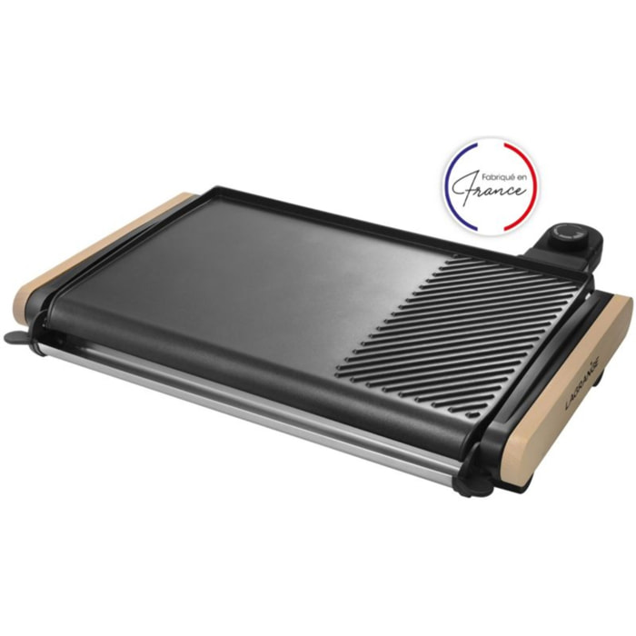 Plancha électrique LAGRANGE 229012 bois clair à poser, 43x28 cm