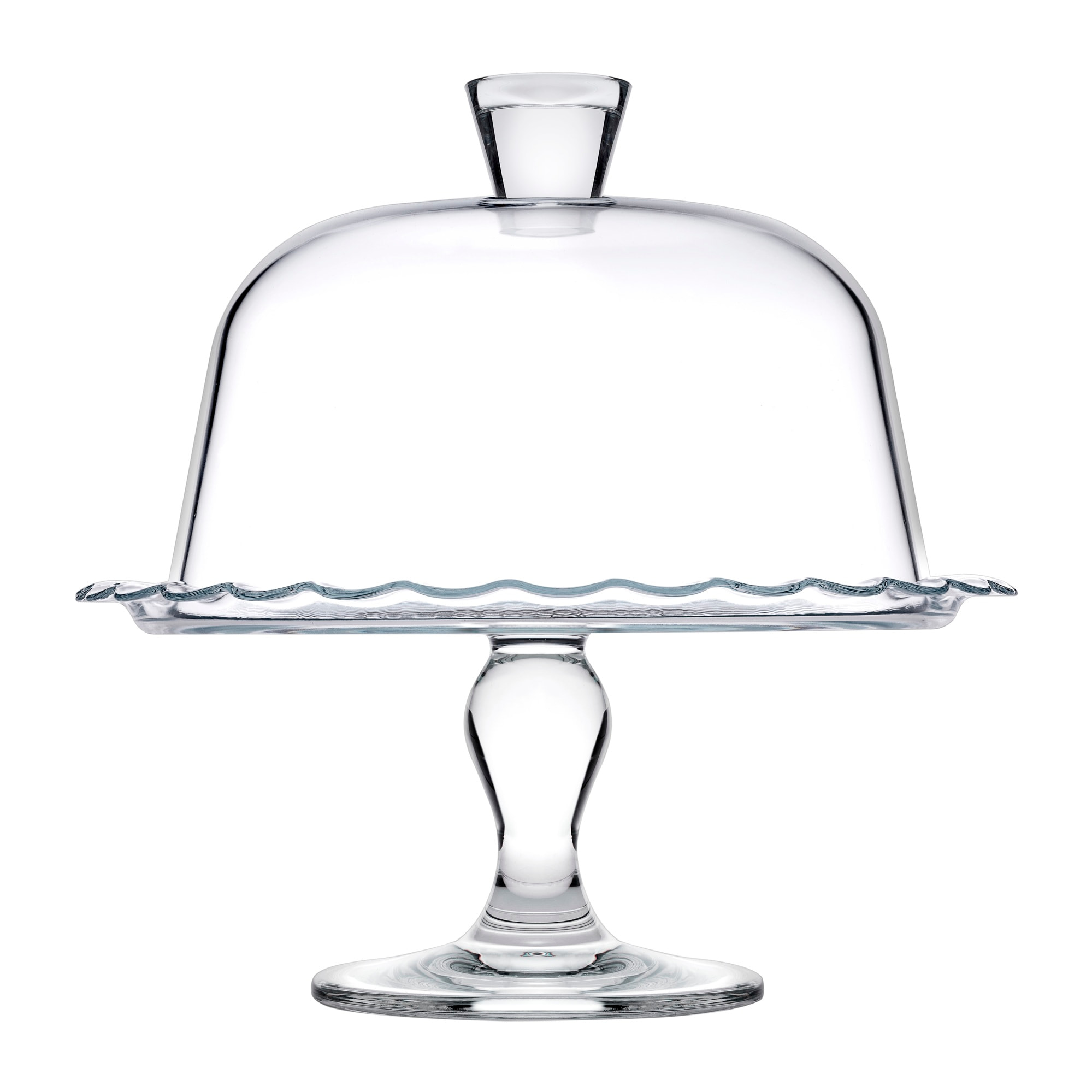 Alzata torta con campana Pasabahce – Petite Patisserie, Vetro, Trasparente