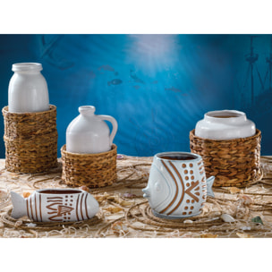 Vaso con rattan Sirenuse
