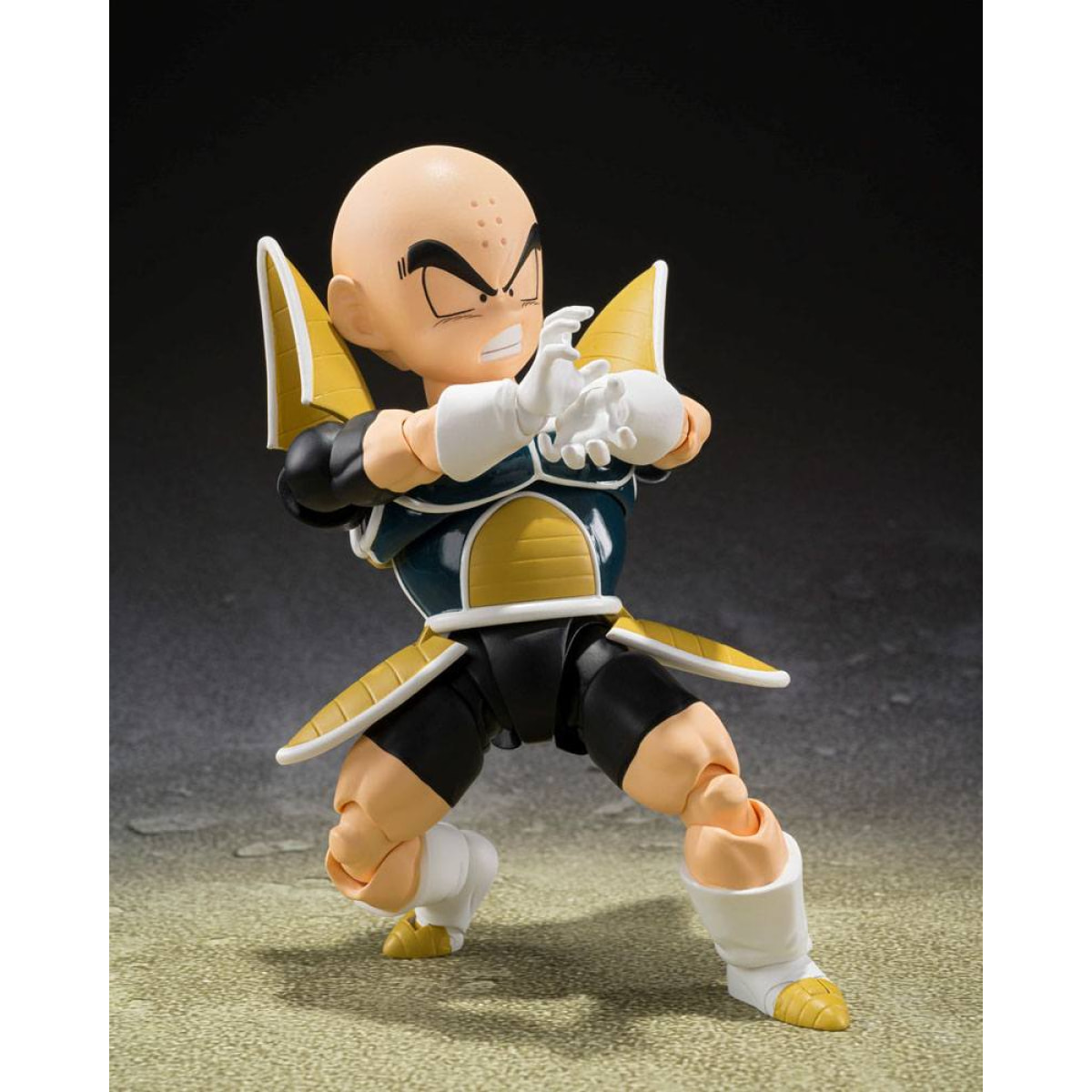 Dragon Ball Z S.h. Figuarts Figura Krillin vestitio da Battaglia 11 Cm Bandai