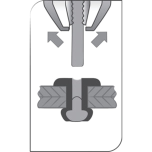 Boîte 250 Rivets aveugles standard SCELL-IT - 4 x 12 mm - ASD4012