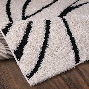 Tapis shaggy tissé motif géométrique DASO