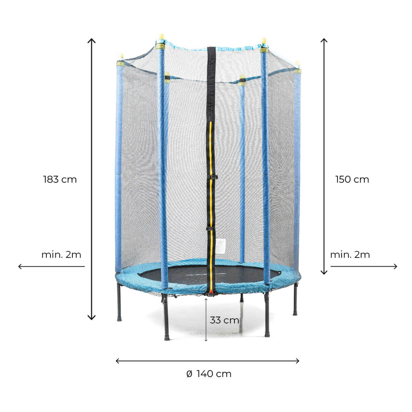 Cama Elástica Infantil con Red de Seguridad Zuply InnovaGoods