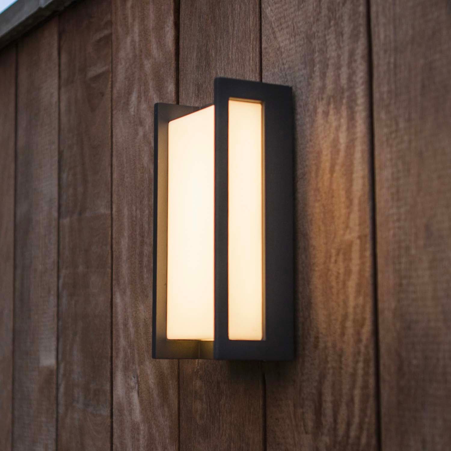 Applique murale secteur QUBO GREY LED H2