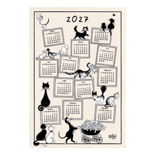 Torchon Dubout Calendrier 2027