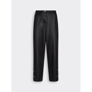 Elena Mirò - Pantaloni slim effetto spalmato - Nero
