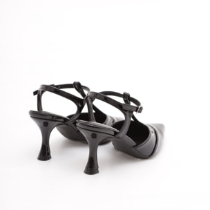 DECOLLETE' T-BAR CHOCOLA' NERO
